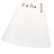 Z-Lite Z-Studio Pendant, 1-Light, 18 In.W x 18 In.H, Brushed Nickel/Ivory 743P18-BN - alternate 5